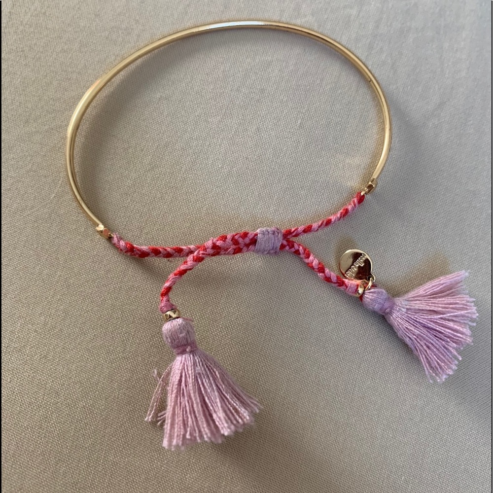 Stella and Dot adjustable bangle with tassels